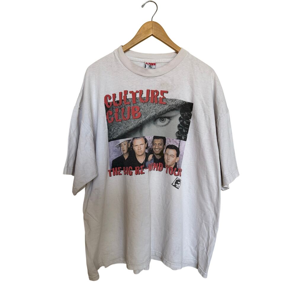 Vintage Culture Club The Big Rewind Tour Band T-Shirt Sz XXL Q-Tees 1998/1999
